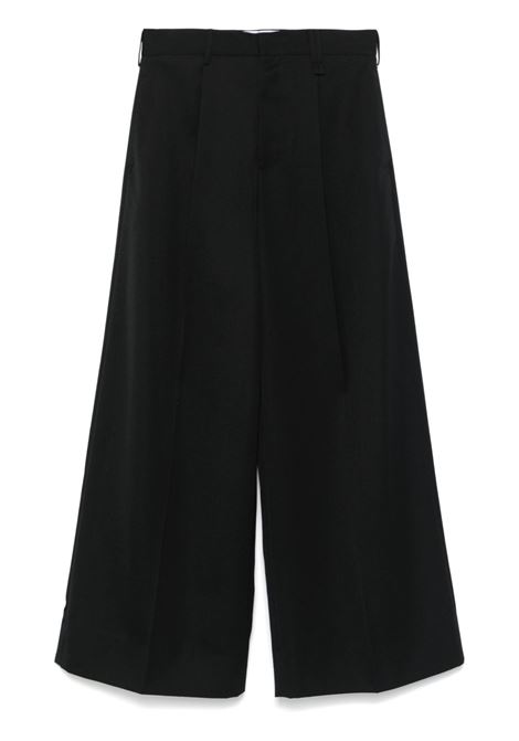 Pantaloni a gamba ampia  in nero Simone Rocha - uomo